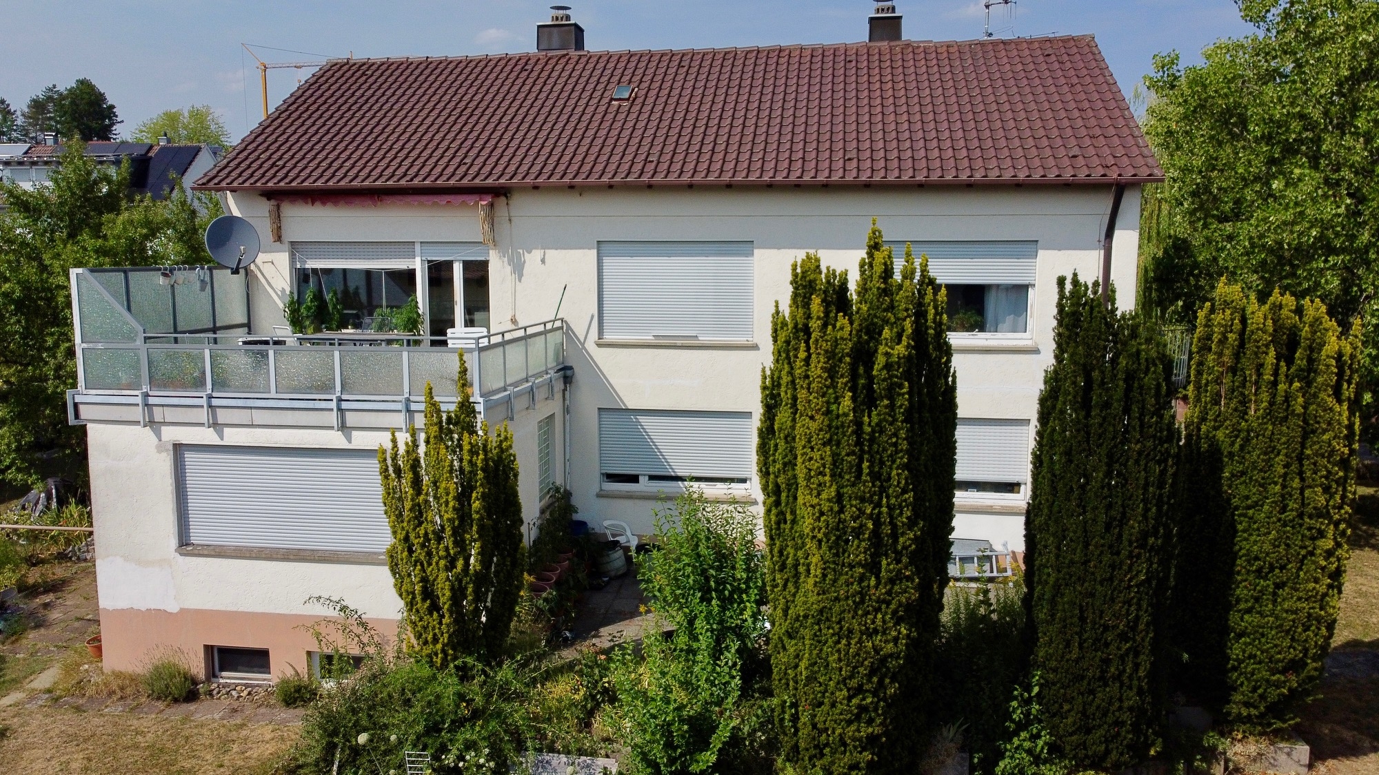 Mit Terrasse im EG und OG